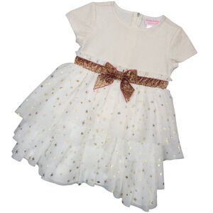 Bitty Baby by American Girl Baby Golden Twinkle Dress Sz 4 Fairy Princess Cute